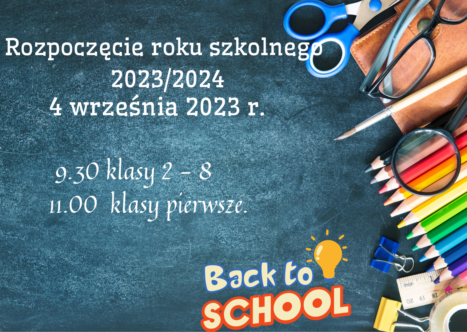 ROZPOCZĘCIE ROKU SZKOLNEGO 2023/2024 - Szkoła Podstawowa nr 13