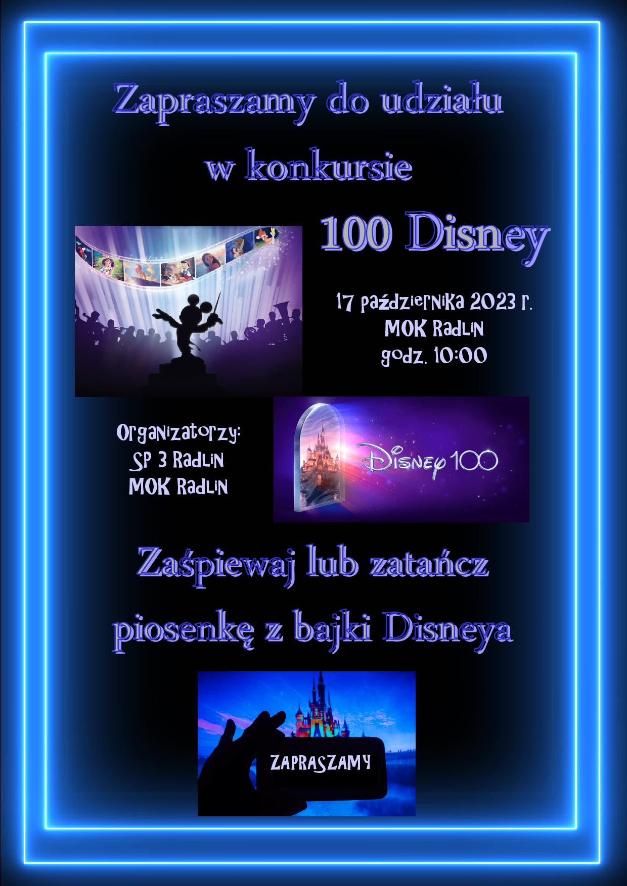 Miejski Konkurs  Artystyczny ''100 Disney''
