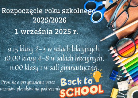 Rozpoczęcie roku szkolnego