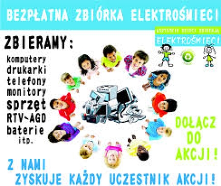 WSZYSTKIE DZIECI ZBIERAJĄ ELEKTROŚMIECI