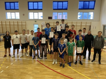 Zawody szkolne w tenisie stołowym