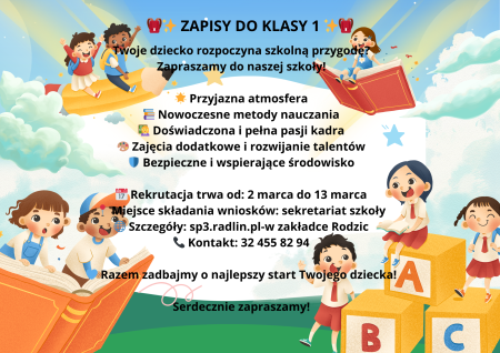 Rekrutacja do klasy 1