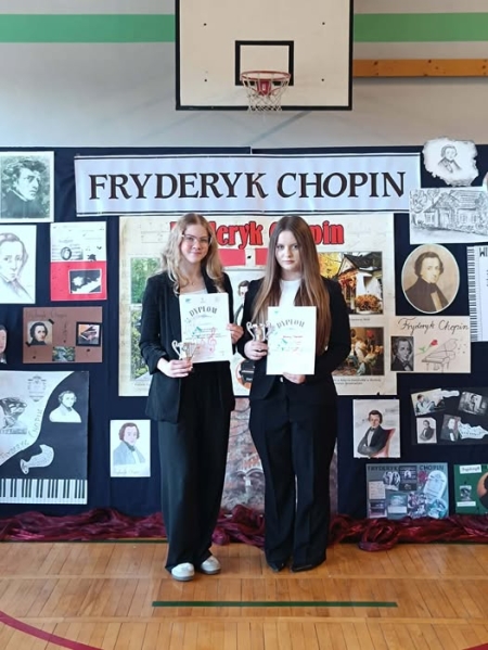 Sukces naszych uczennic w konkursie o Fryderyku Chopinie!