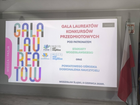 Sukcesy naszych uczniów podczas Gali Laureatów Konkursów Przedmiotowych „Wiedza i Pasja” 