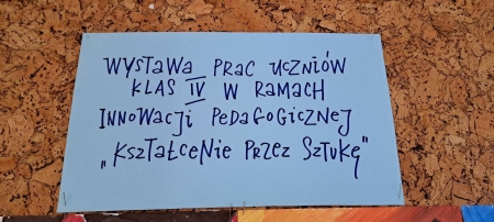  Innowacji pedagogicznej „Kształcenie przez sztukę”