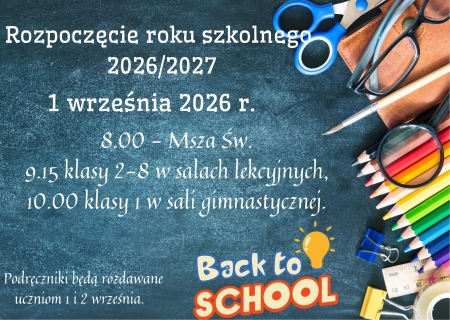 Rozpoczęcie Roku szkolnego 2026/2027