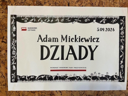 **Narodowe Czytanie 2026 w naszej szkole!**